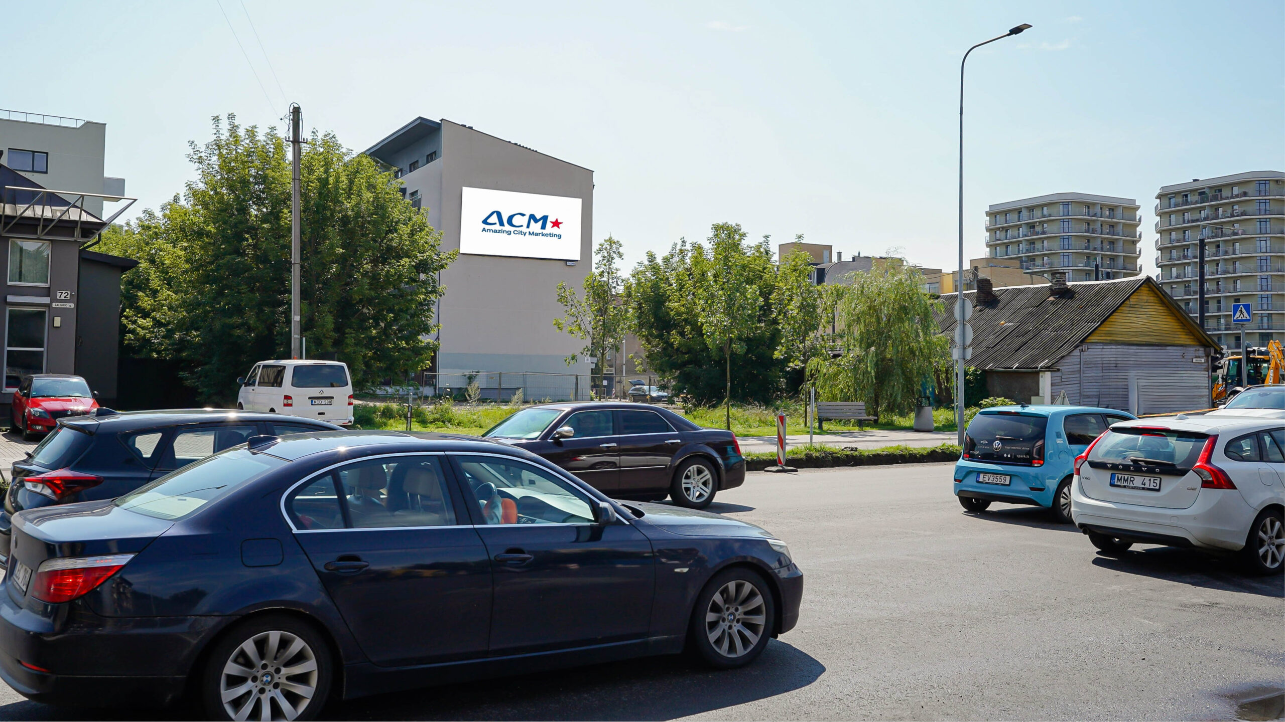 ACM kintamojo vaizdo ekranas KAlVARIJŲ, Vilniuje Kalvarijų g.